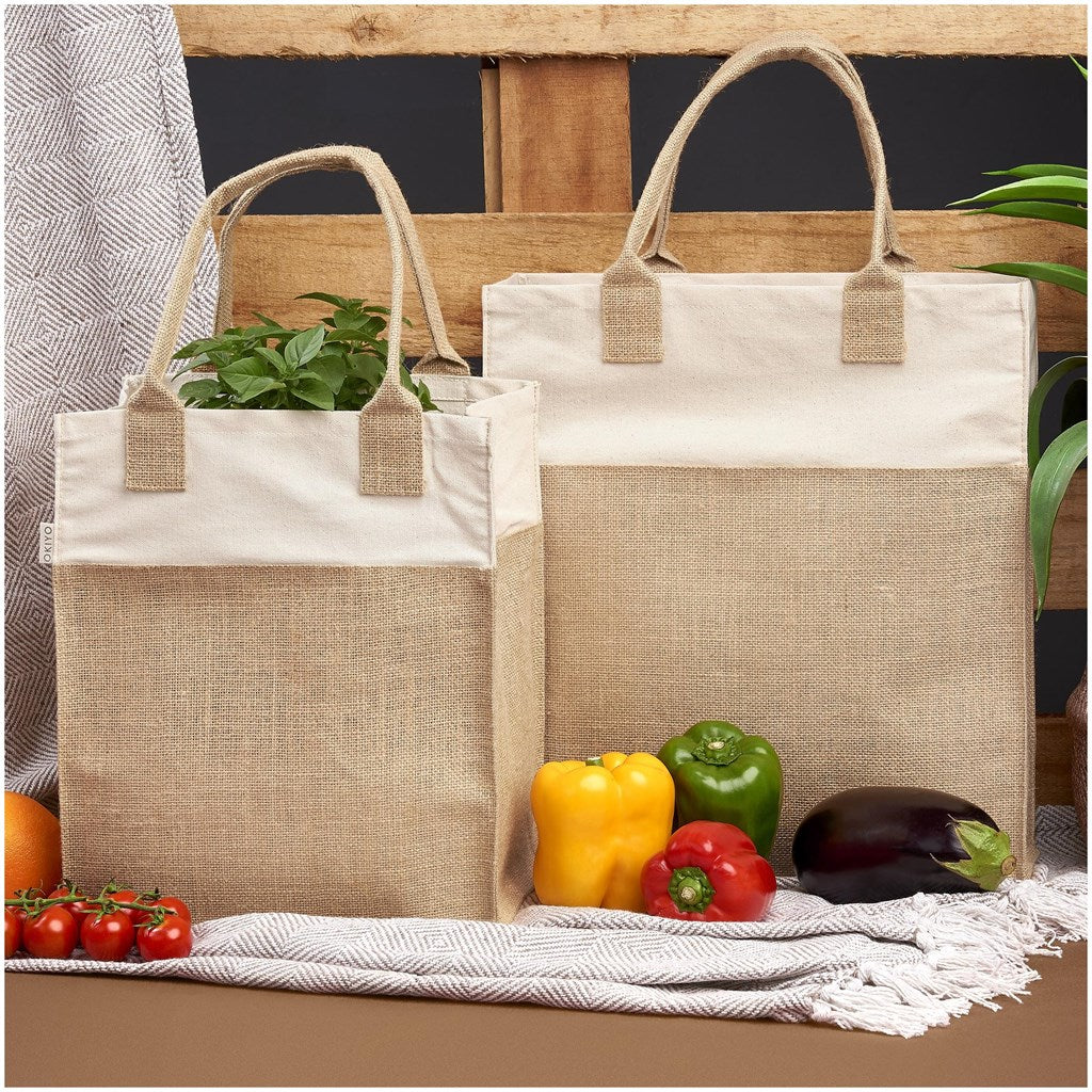 Okiyo Atsui Jute & Cotton Tote Mirelle Leather and Lifestyle