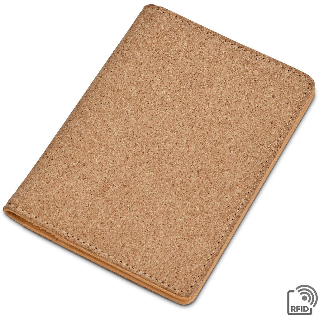 Okiyo Bouken Cork Passport Holder - South Africa - Mirelle Leather and Lifestyle