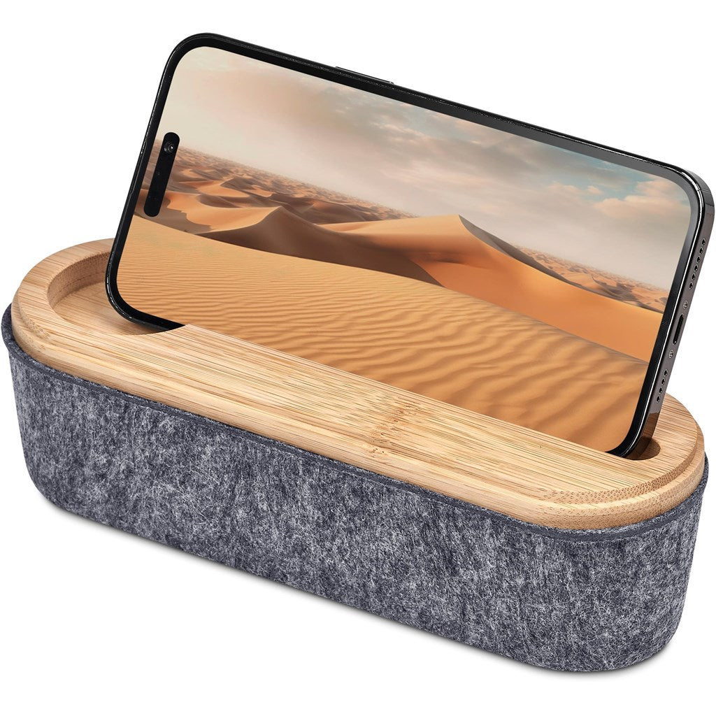 Okiyo Byoga Recycled PET Felt & Bamboo Stationery Case Mirelle Leather and Lifestyle
