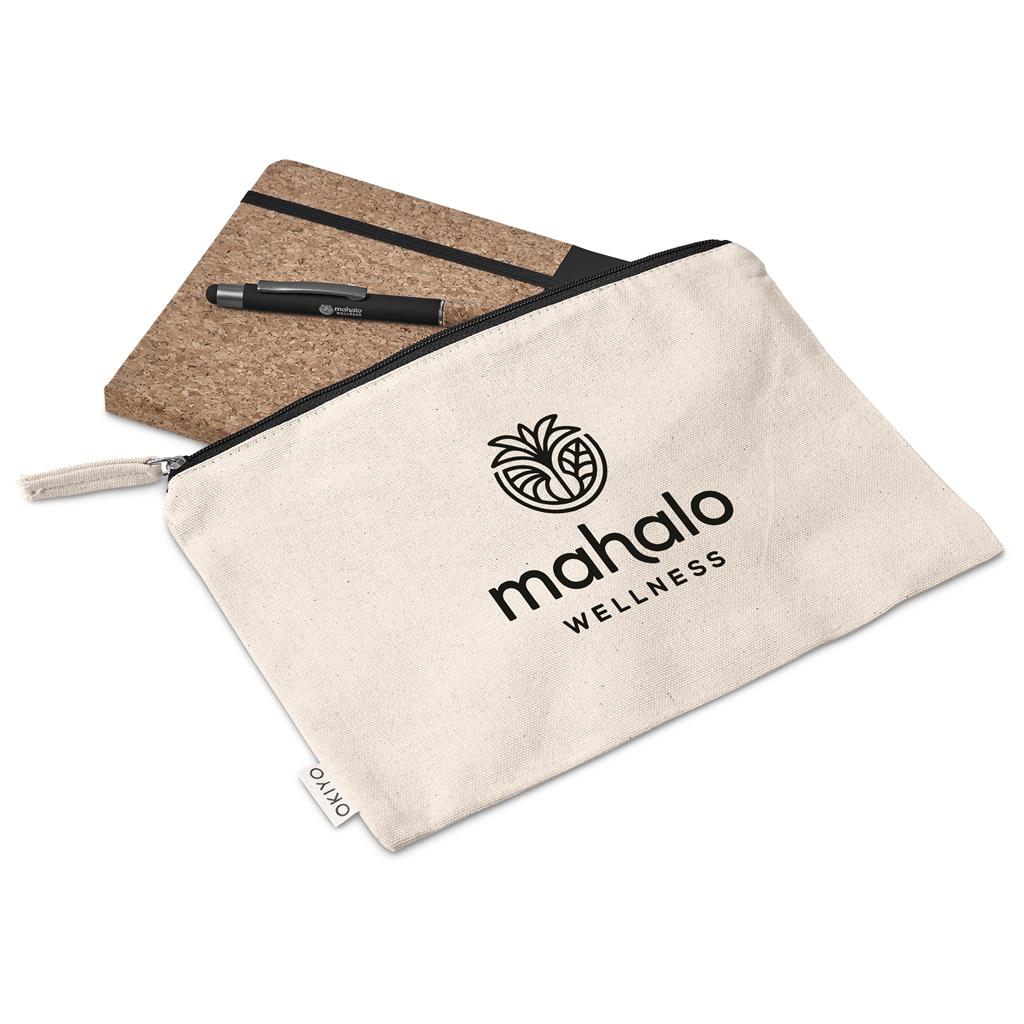 Okiyo Denki Cork Notebook & Pen Set Mirelle Leather and Lifestyle