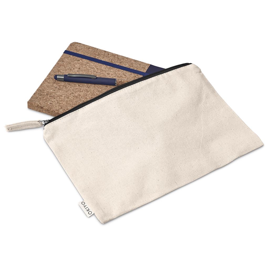 Okiyo Denki Cork Notebook & Pen Set Mirelle Leather and Lifestyle