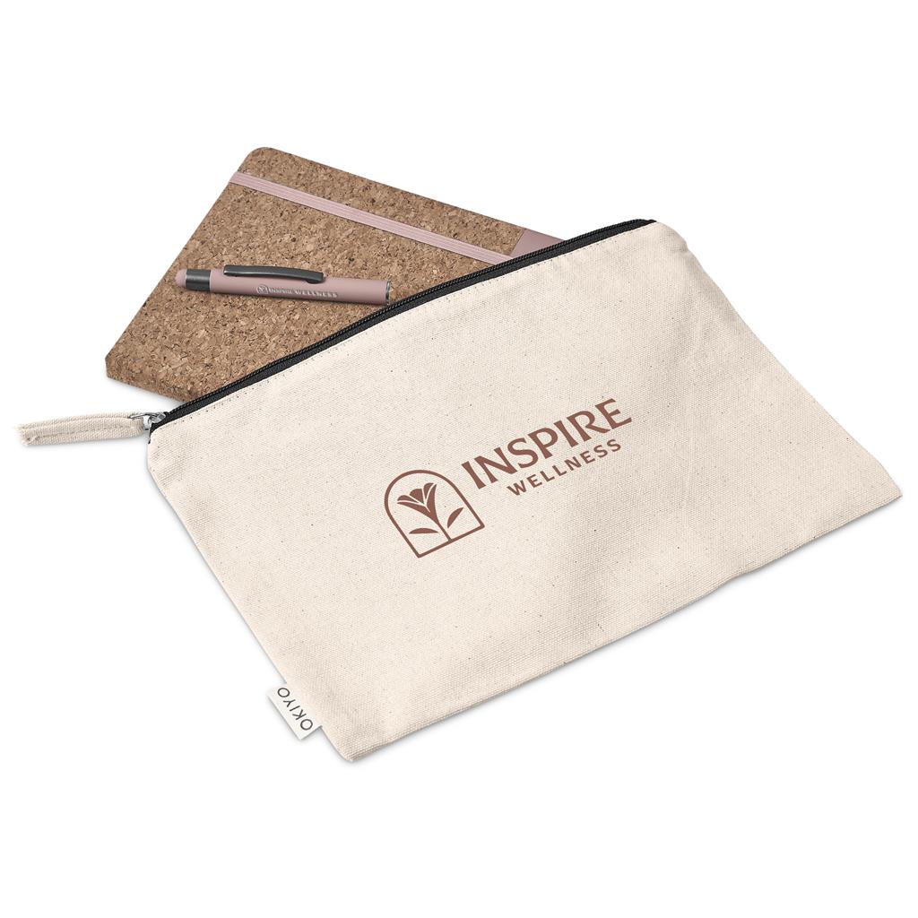 Okiyo Denki Cork Notebook & Pen Set Mirelle Leather and Lifestyle