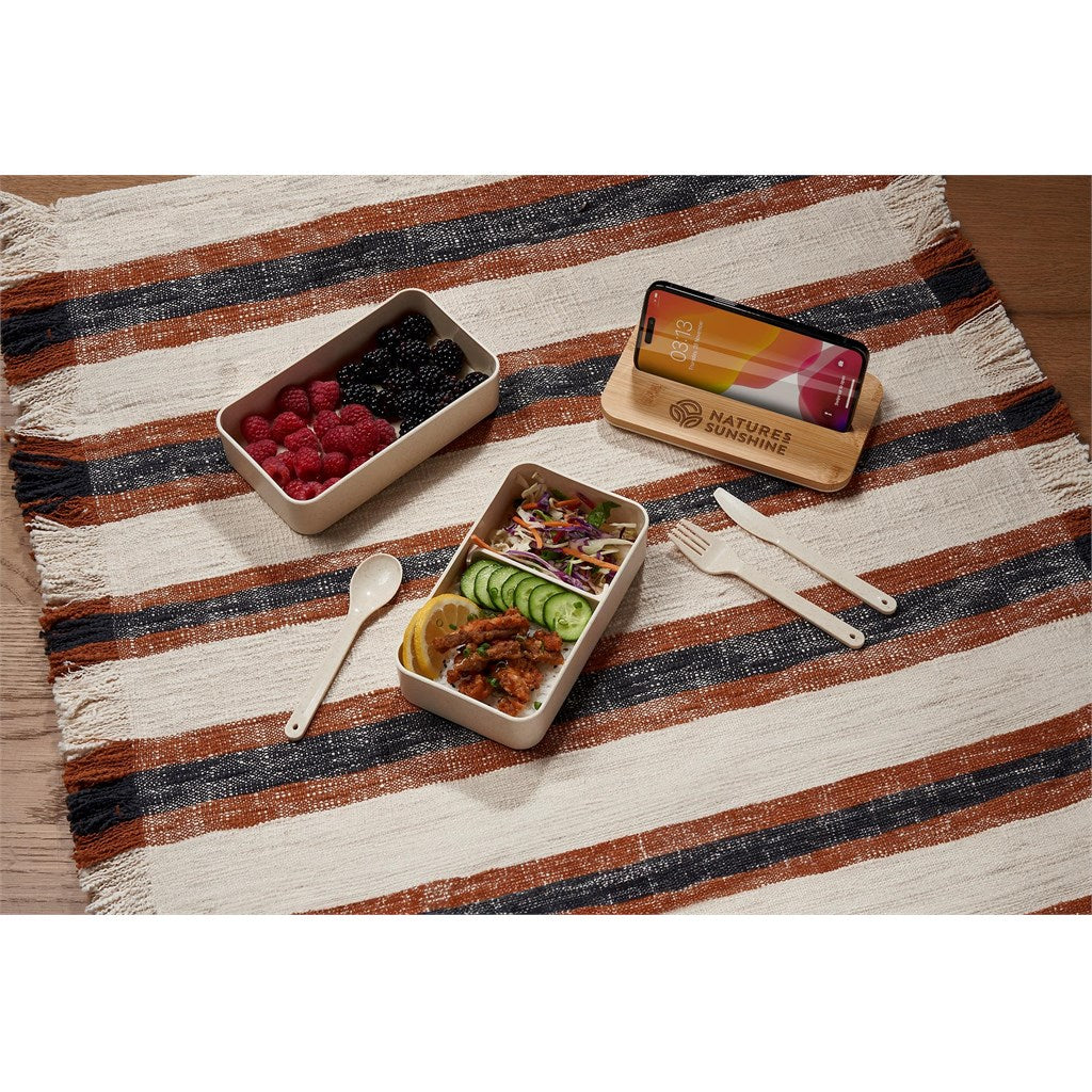 Okiyo Dura Wheat Straw & Bamboo Lunch Box Set Mirelle Leather and Lifestyle