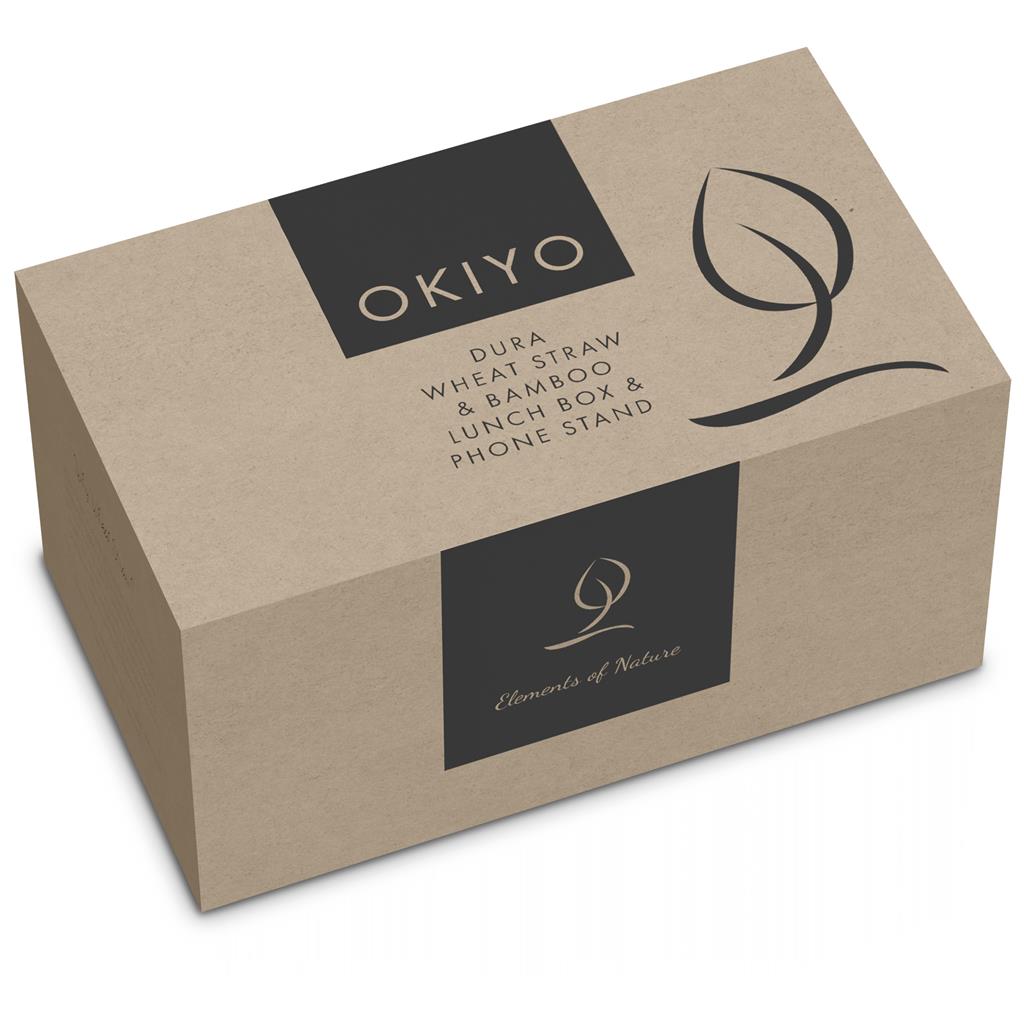 Okiyo Dura Wheat Straw & Bamboo Lunch Box Set Mirelle Leather and Lifestyle