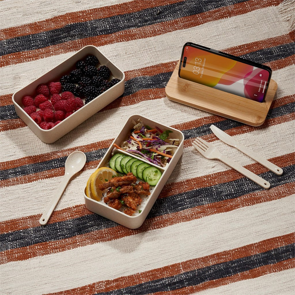 Okiyo Dura Wheat Straw & Bamboo Lunch Box Set Mirelle Leather and Lifestyle