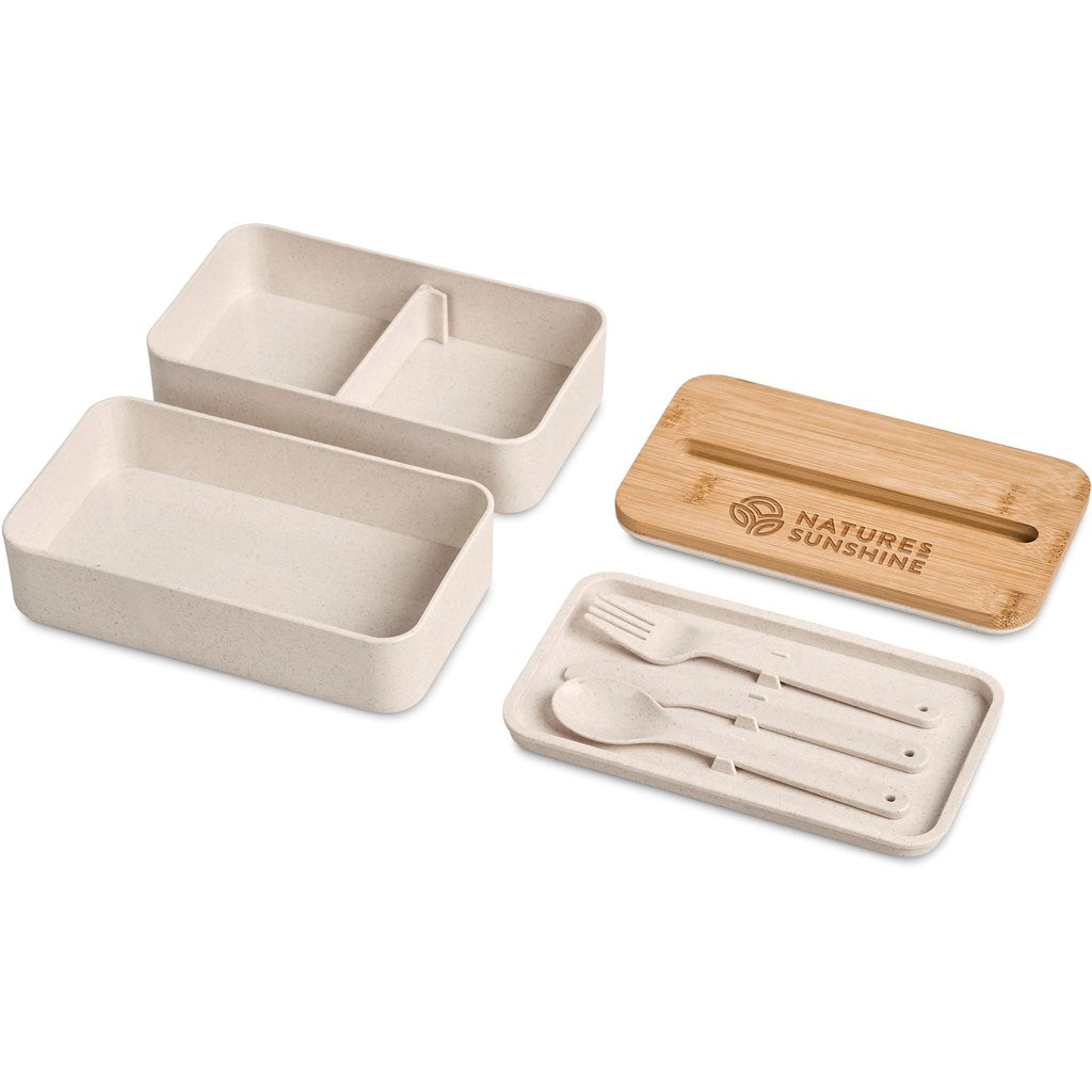 Okiyo Dura Wheat Straw & Bamboo Lunch Box Set Mirelle Leather and Lifestyle
