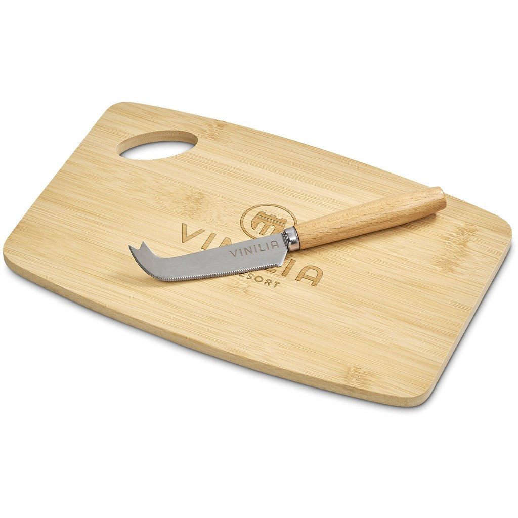 Okiyo Edamu Bamboo Cheese Board Set Mirelle Leather and Lifestyle