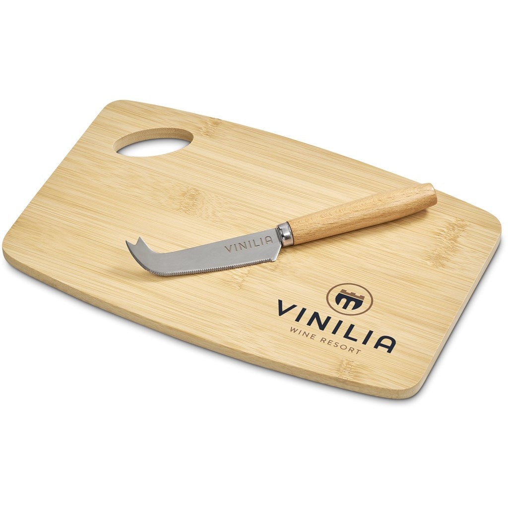 Okiyo Edamu Bamboo Cheese Board Set Mirelle Leather and Lifestyle
