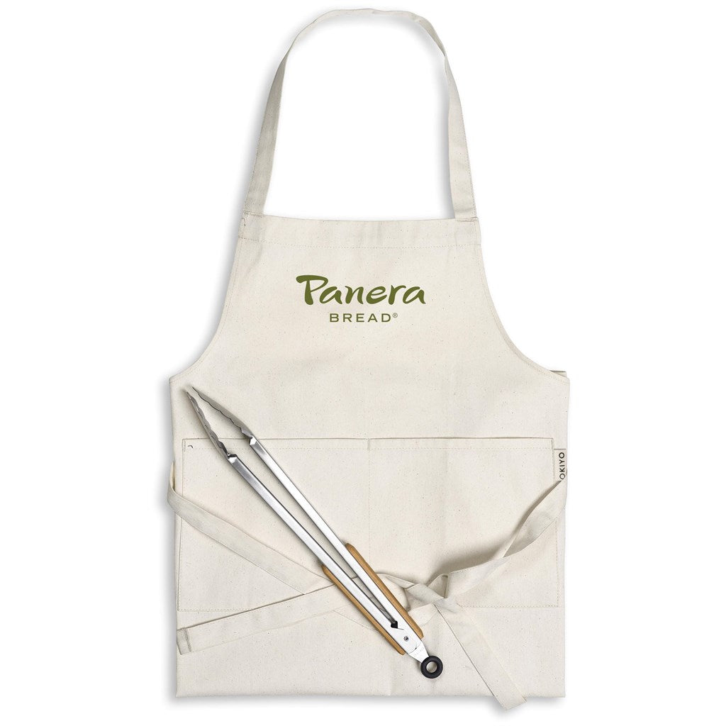 Okiyo Gohan Cotton Apron Mirelle Leather and Lifestyle