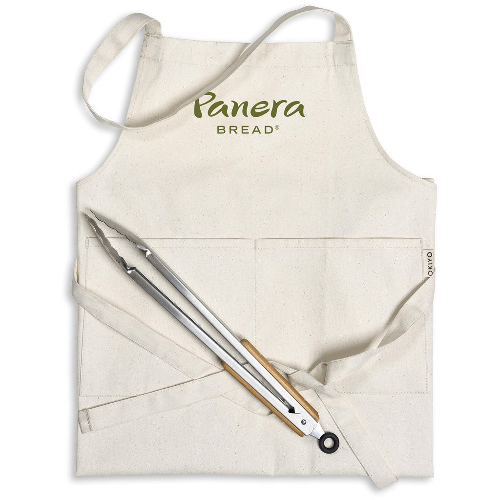 Okiyo Gohan Cotton Apron Mirelle Leather and Lifestyle