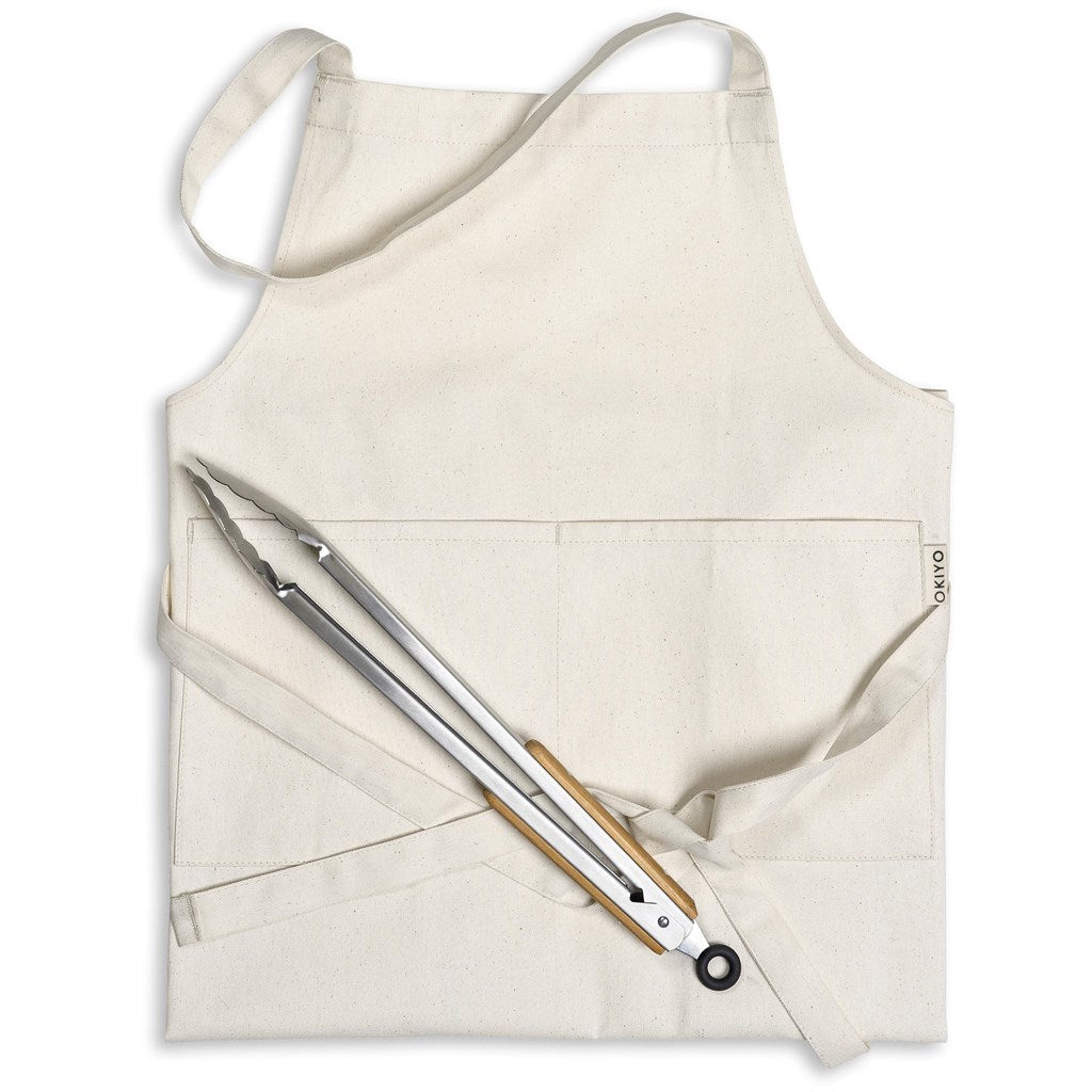 Okiyo Gohan Cotton Apron Mirelle Leather and Lifestyle