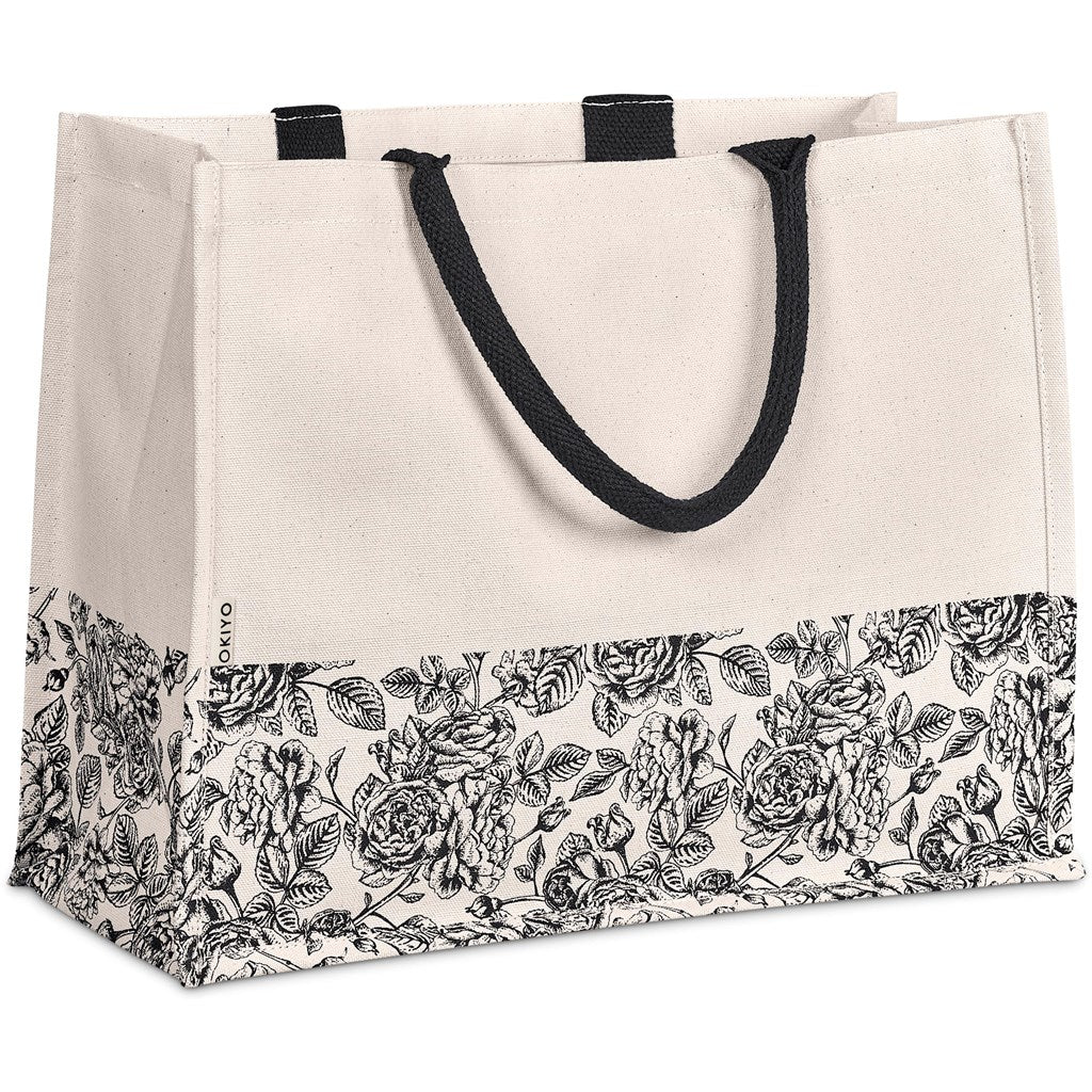 Okiyo Hana Printed Cotton Tote Mirelle Leather and Lifestyle