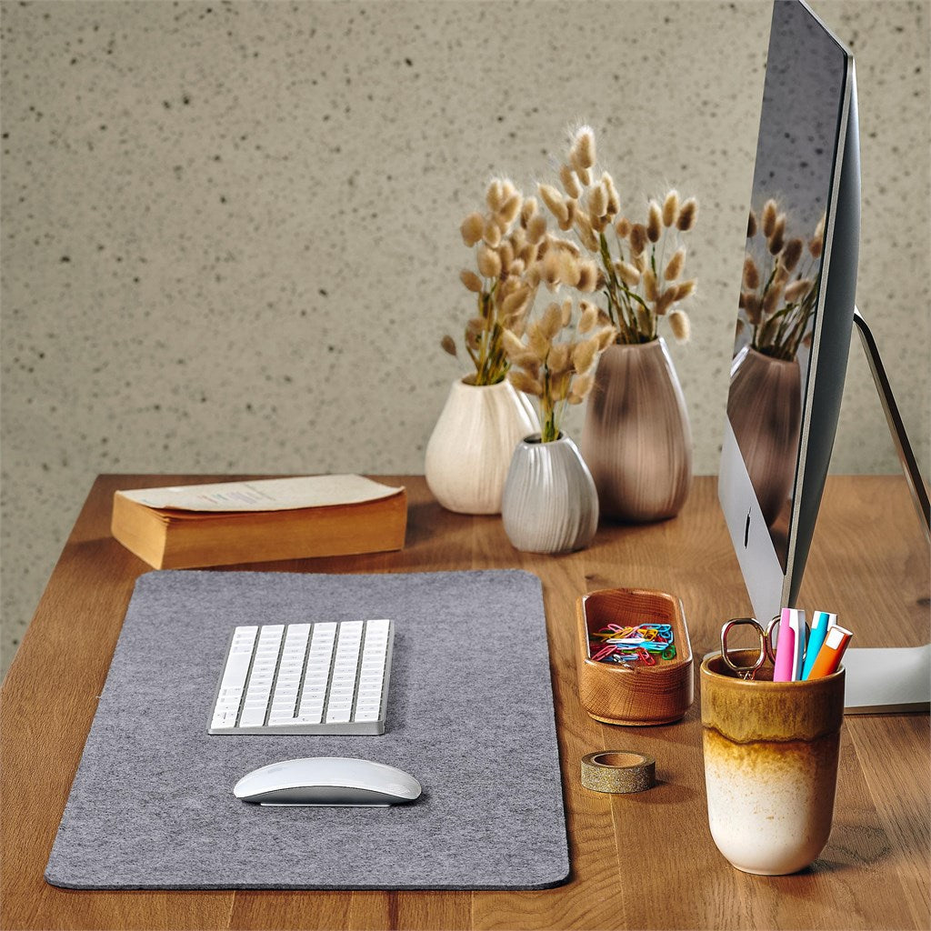 Okiyo Kaiyo Recycled PET Felt Desk Mat Mirelle Leather and Lifestyle