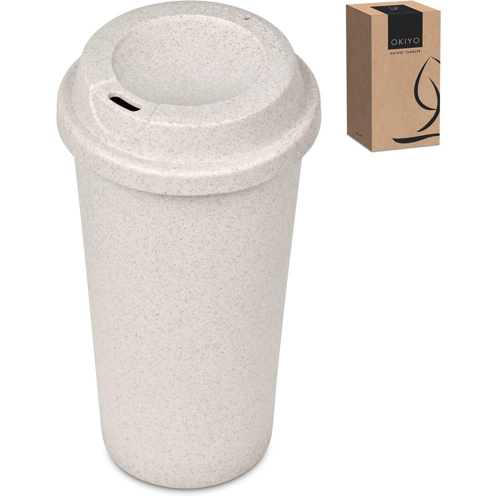 Okiyo Katagi Wheat Straw Double-Wall Tumbler – 450ml Mirelle Leather and Lifestyle