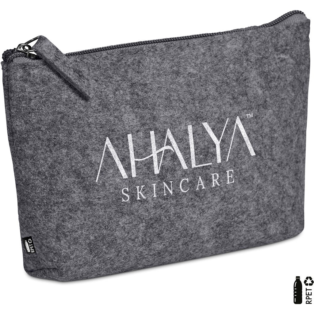 Okiyo Kesho Recycled PET Felt Accessory Bag ZA Eco-Friendly Bags,Toiletry and Cosmetic Bags,Recycled PET Products,Recycled Bags Mirelle Leather and Lifestyle