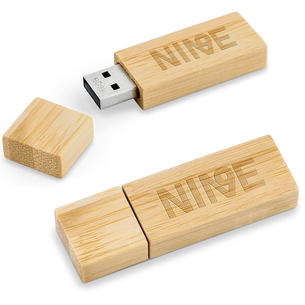 Okiyo Komorebi Bamboo Flash Drive - 16GB ZA Flash Drives,Bamboo Products Mirelle Leather and Lifestyle
