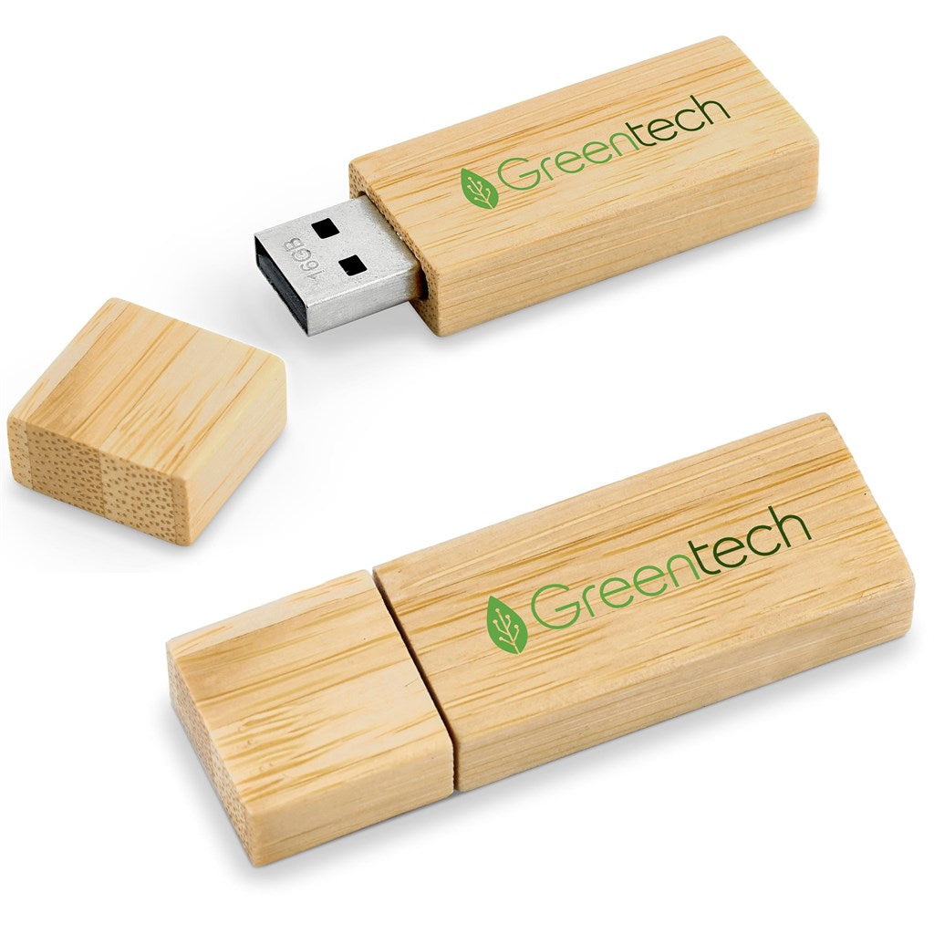 Okiyo Komorebi Bamboo Flash Drive - 16GB ZA Flash Drives,Bamboo Products Mirelle Leather and Lifestyle