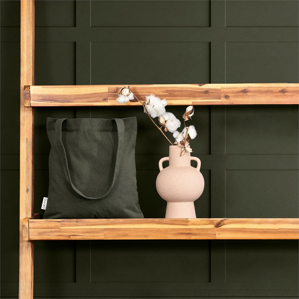 Okiyo Kyanbasu Recycled Canvas Shopper Mirelle Leather and Lifestyle