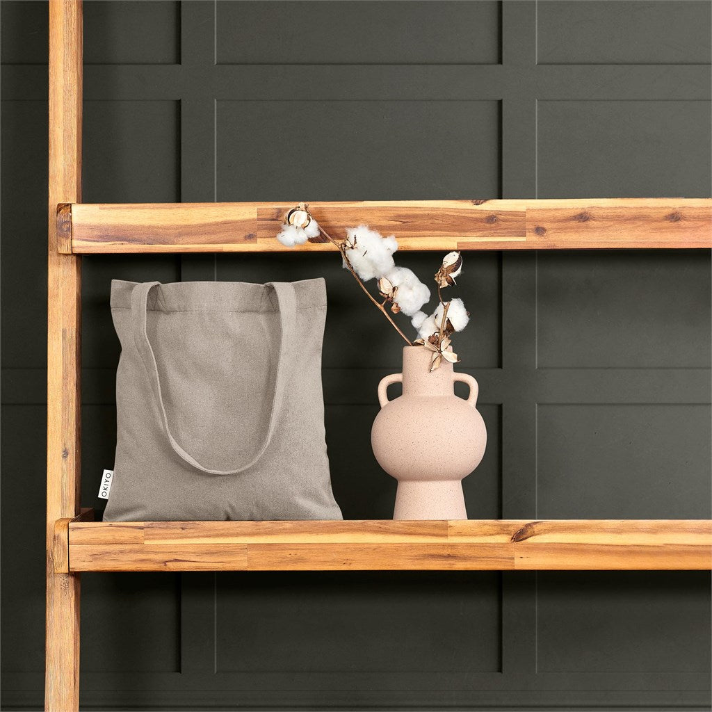 Okiyo Kyanbasu Recycled Canvas Shopper Mirelle Leather and Lifestyle