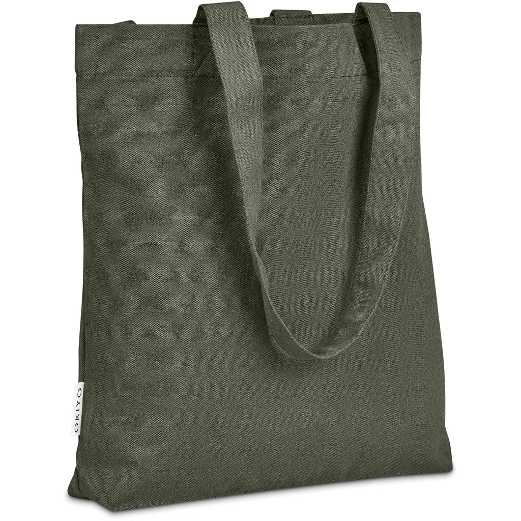 Okiyo Kyanbasu Recycled Canvas Shopper Mirelle Leather and Lifestyle
