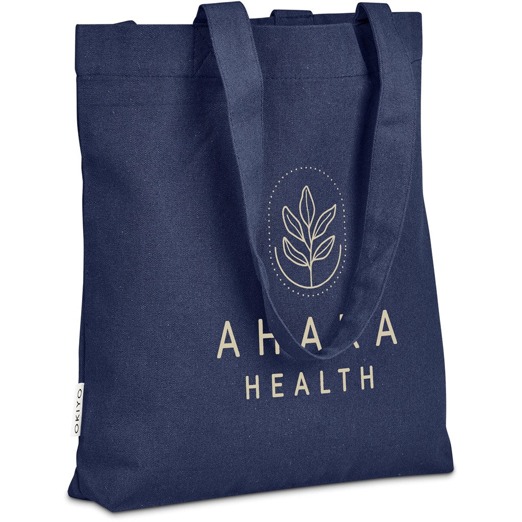 Okiyo Kyanbasu Recycled Canvas Shopper Mirelle Leather and Lifestyle