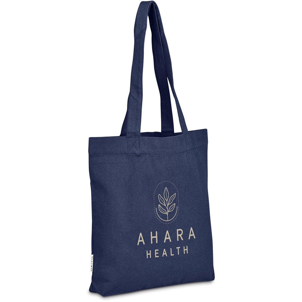 Okiyo Kyanbasu Recycled Canvas Shopper Mirelle Leather and Lifestyle
