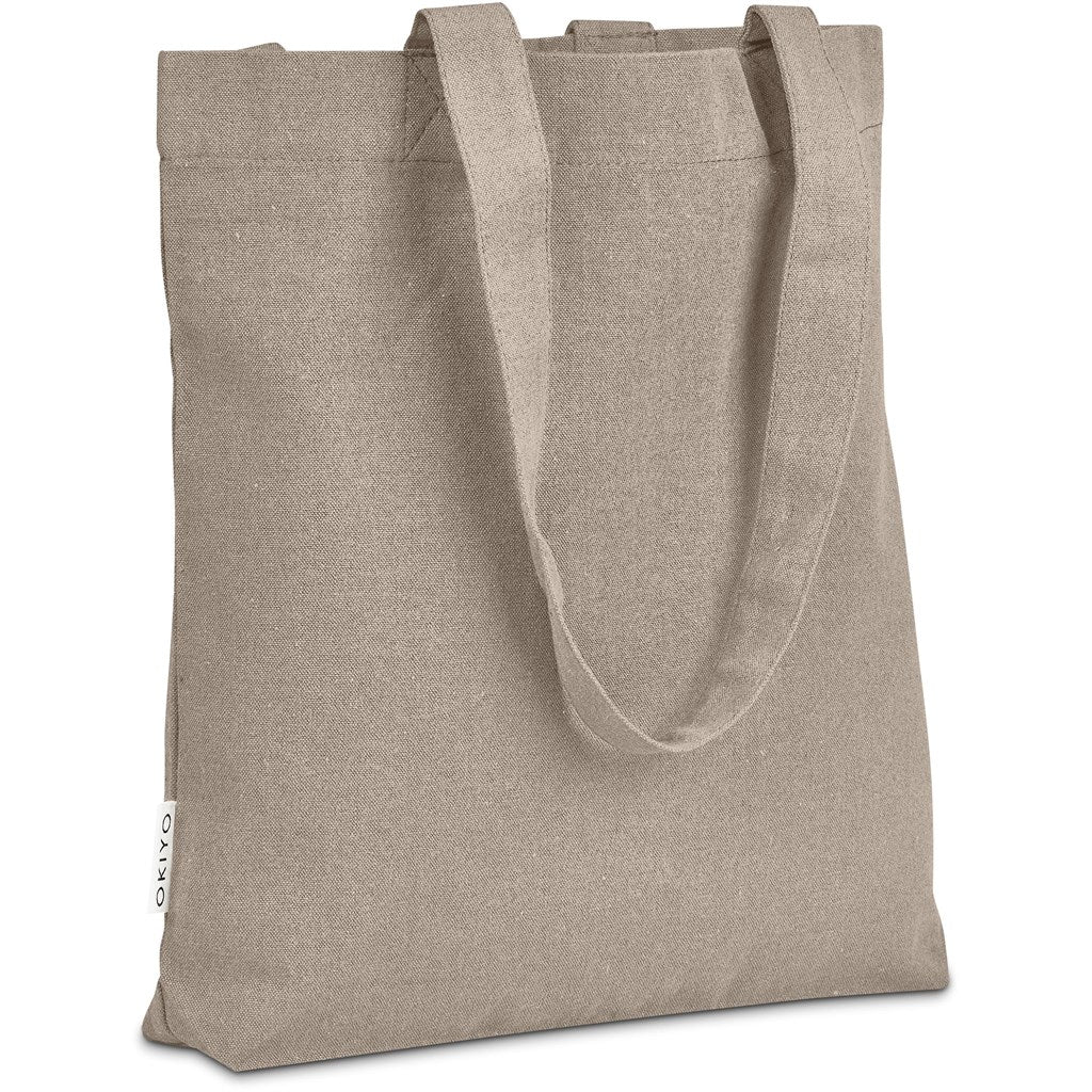 Okiyo Kyanbasu Recycled Canvas Shopper Mirelle Leather and Lifestyle