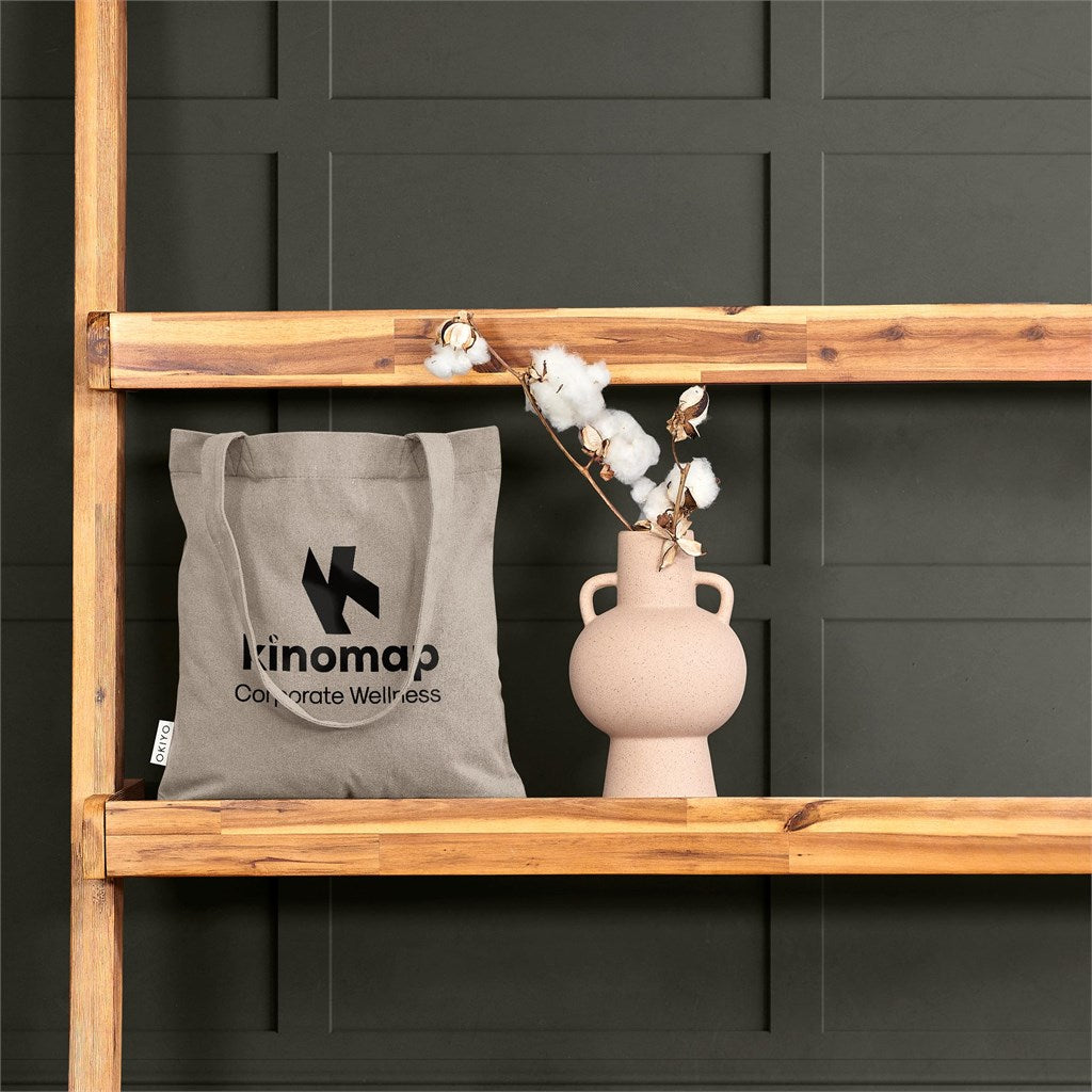 Okiyo Kyanbasu Recycled Canvas Shopper Mirelle Leather and Lifestyle