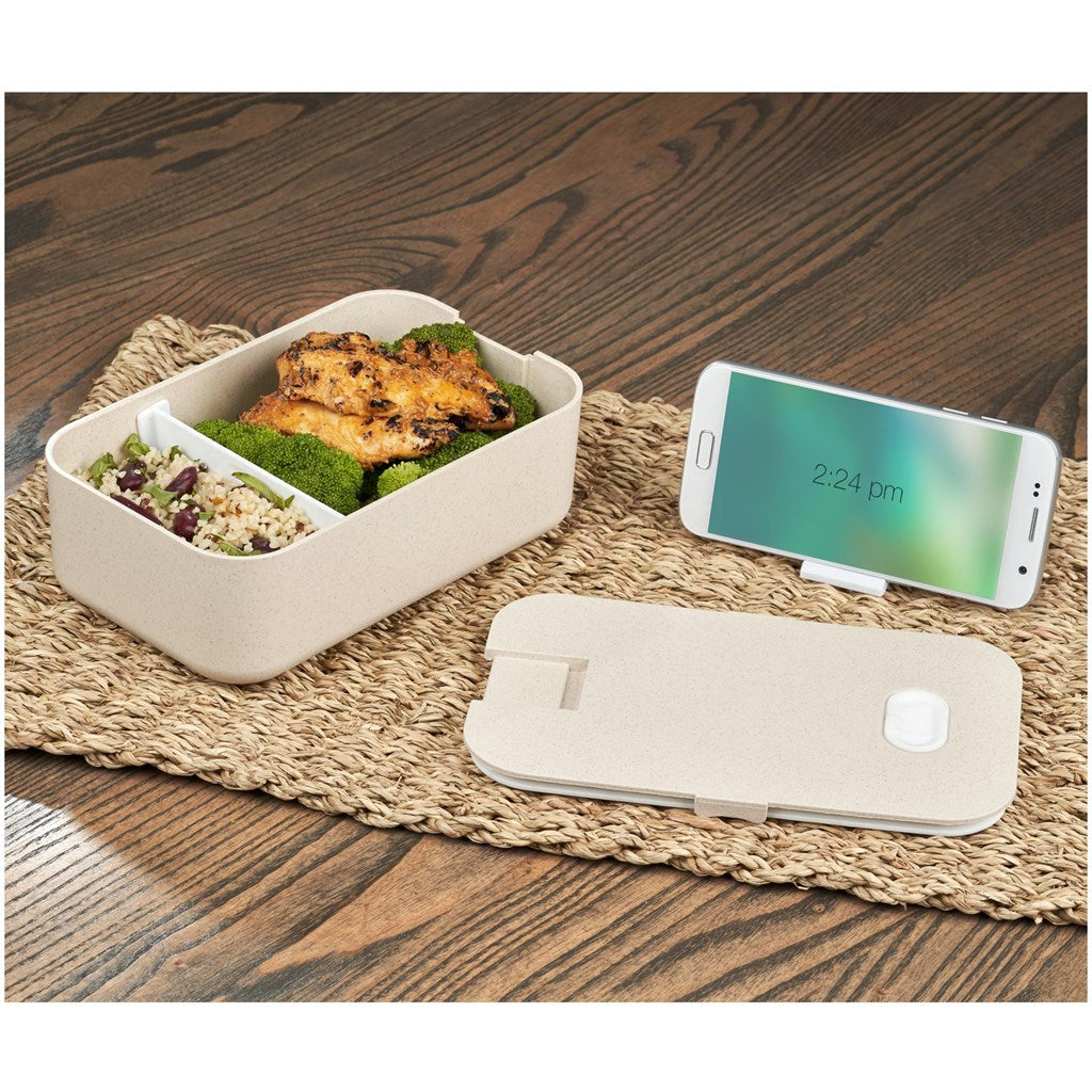 Okiyo Machi Wheat Straw Lunch Box Mirelle Leather and Lifestyle