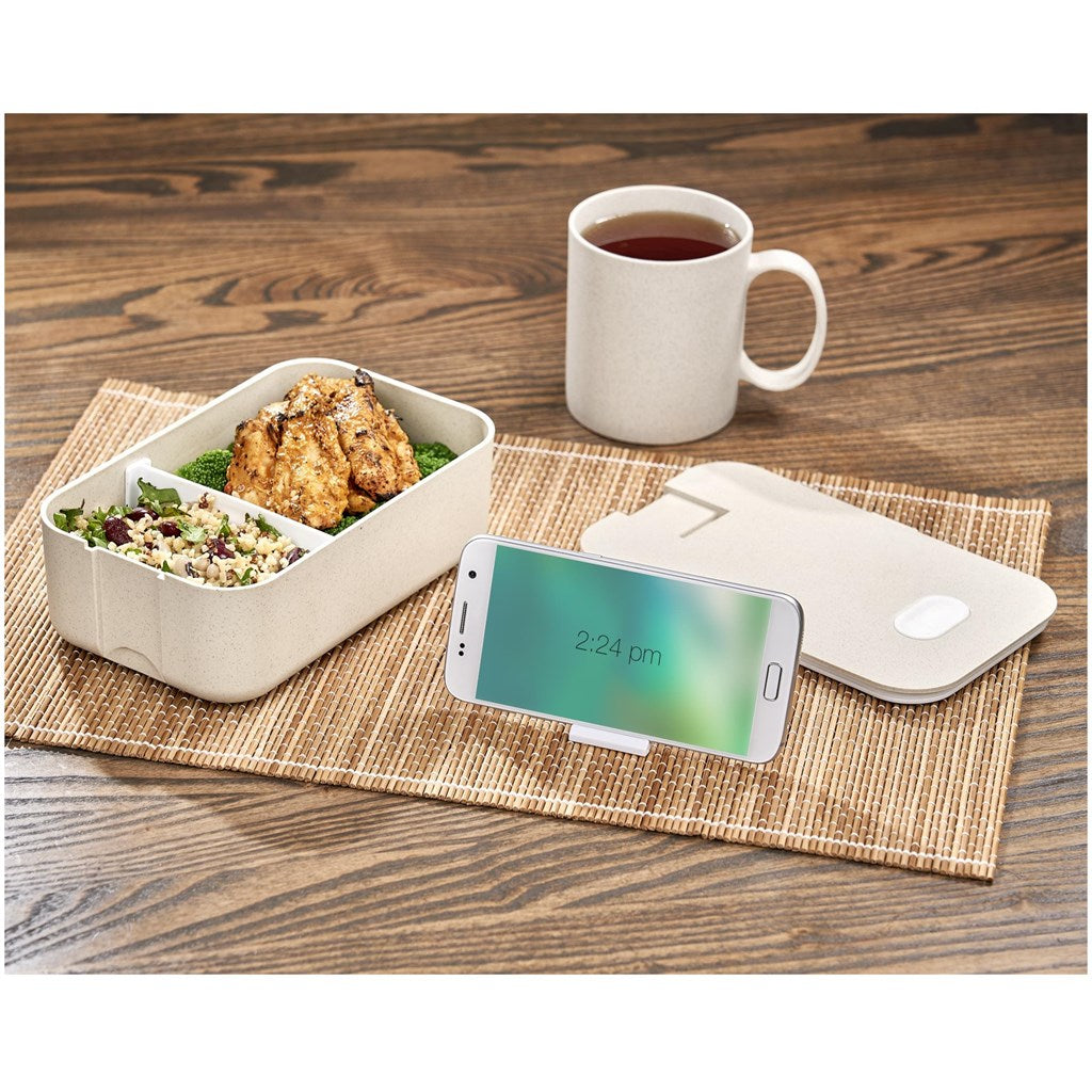 Okiyo Machi Wheat Straw Lunch Box Mirelle Leather and Lifestyle