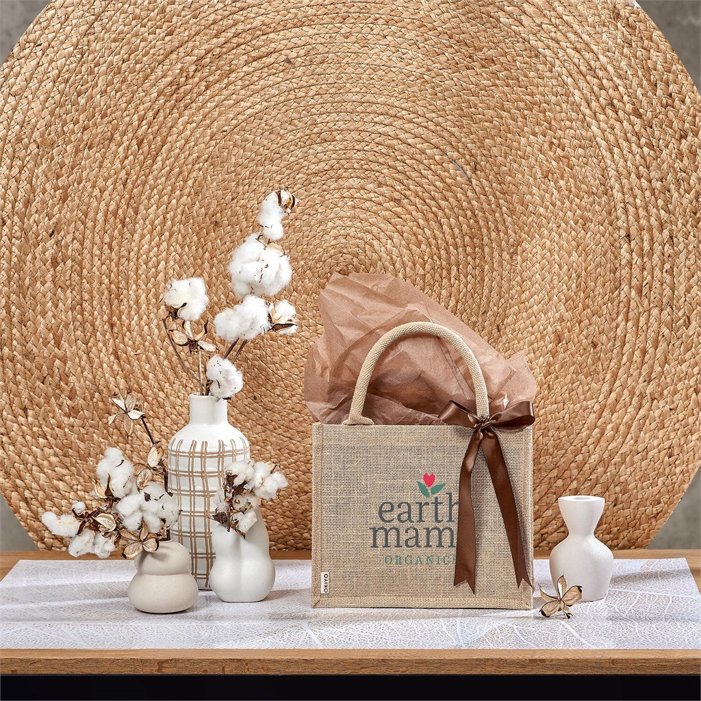 Okiyo Miyag Midi Jute Gift Bag Mirelle Leather and Lifestyle