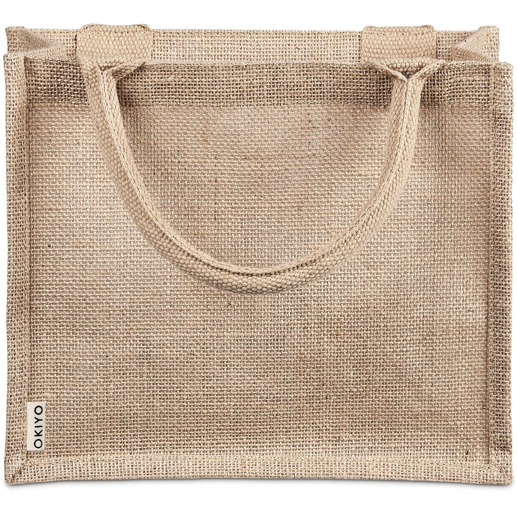 Okiyo Miyag Midi Jute Gift Bag Mirelle Leather and Lifestyle