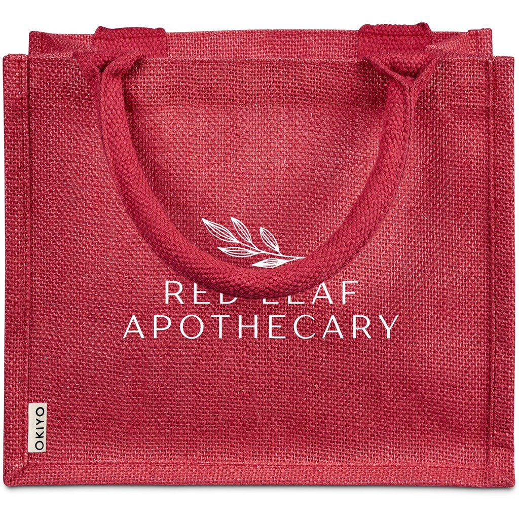 Okiyo Miyag Midi Jute Gift Bag Mirelle Leather and Lifestyle