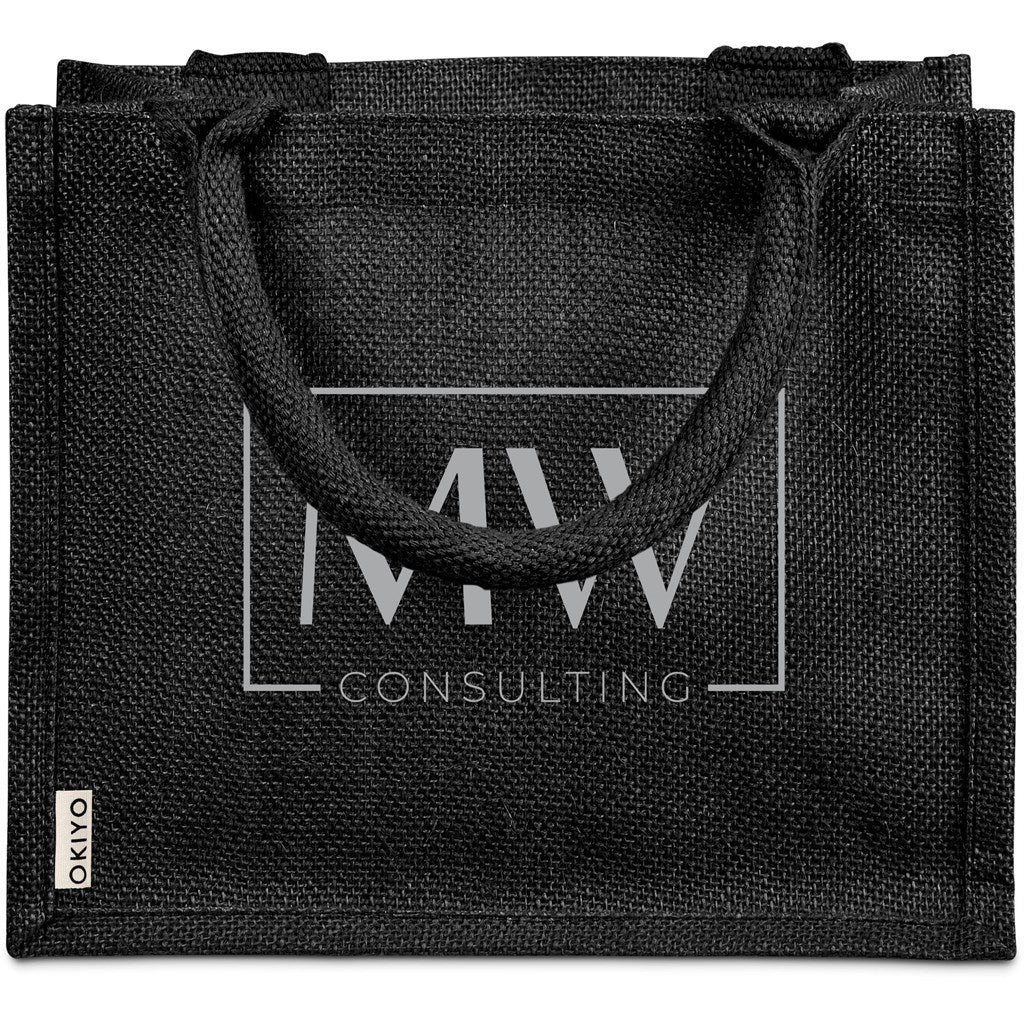 Okiyo Miyag Midi Jute Gift Bag Mirelle Leather and Lifestyle