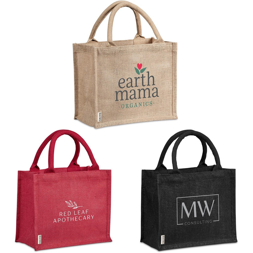 Okiyo Miyag Midi Jute Gift Bag Mirelle Leather and Lifestyle