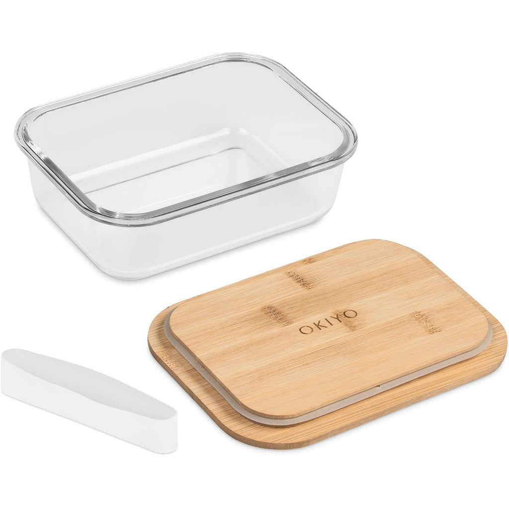 Okiyo Moshi Glass & Bamboo Lunch Box Mirelle Leather and Lifestyle