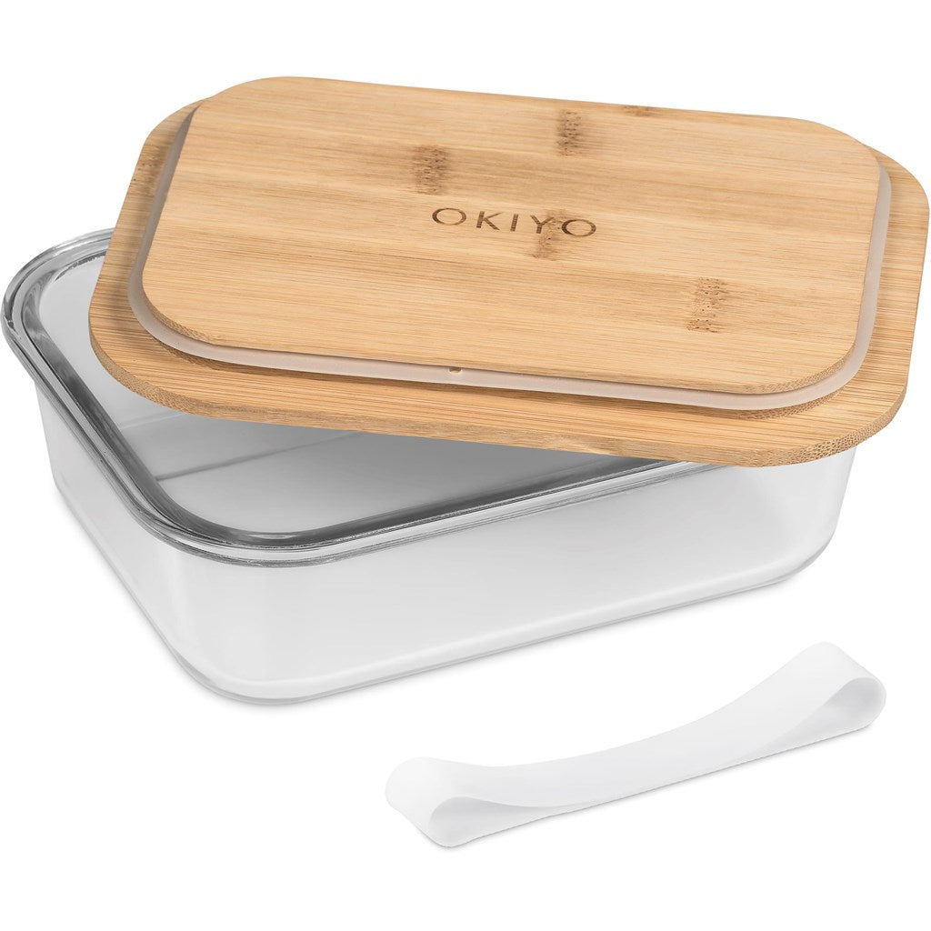 Okiyo Moshi Glass & Bamboo Lunch Box Mirelle Leather and Lifestyle