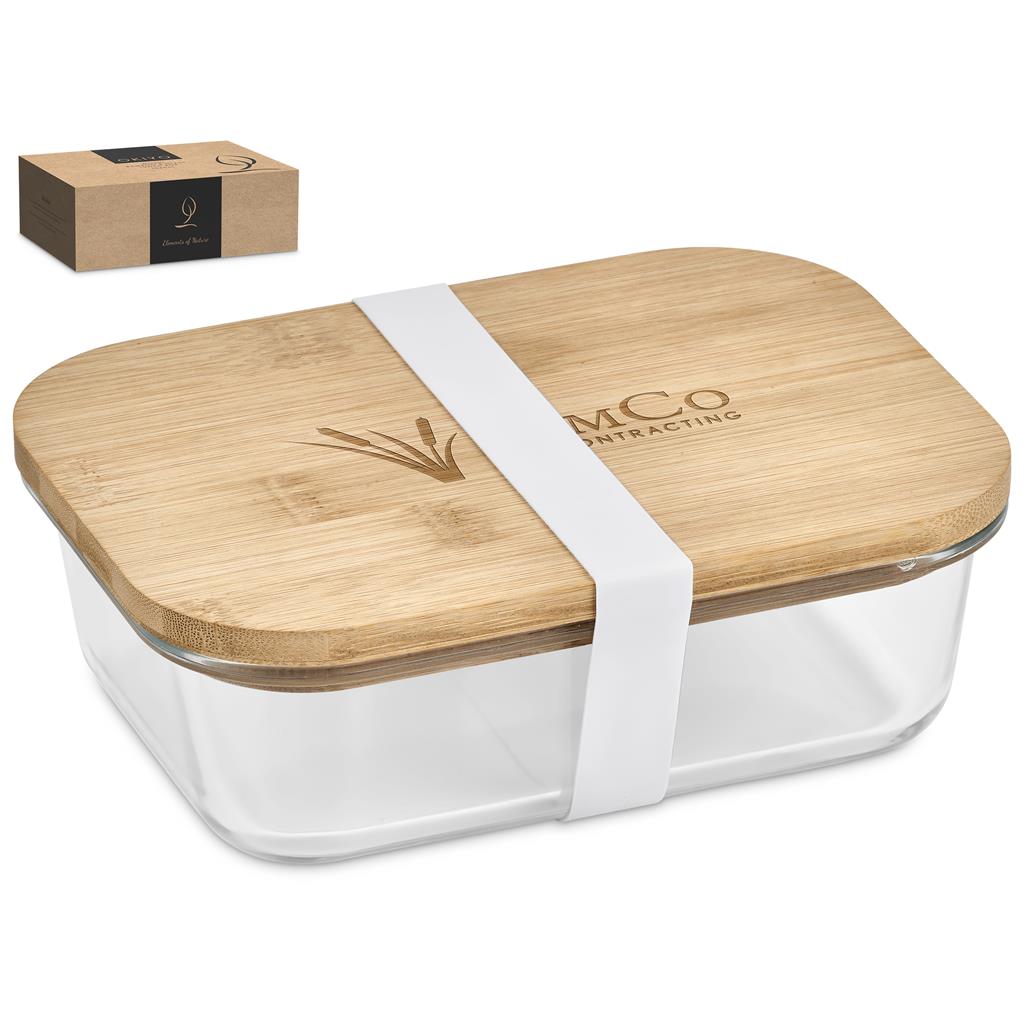 Okiyo Moshi Glass & Bamboo Lunch Box Mirelle Leather and Lifestyle