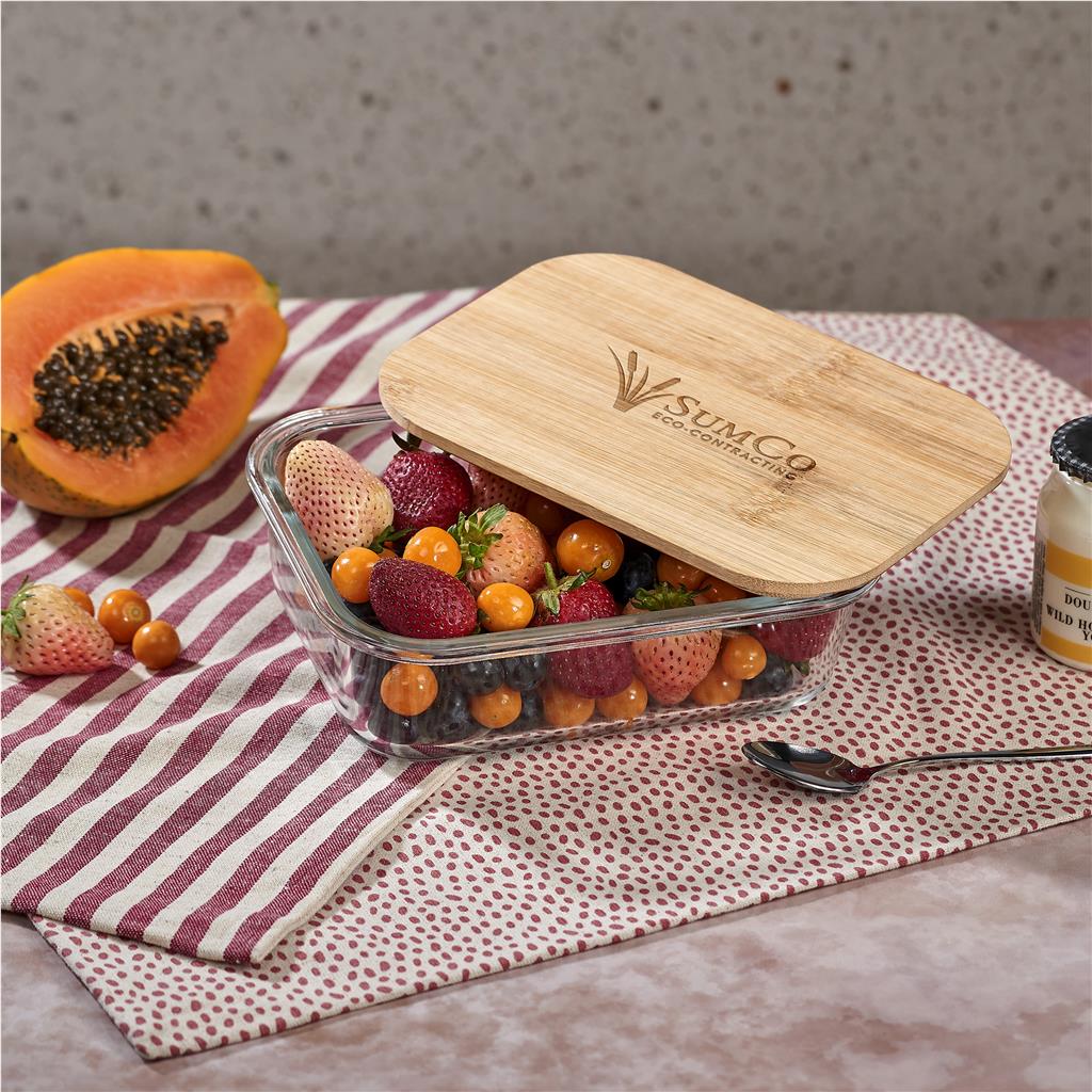 Okiyo Moshi Glass & Bamboo Lunch Box Mirelle Leather and Lifestyle
