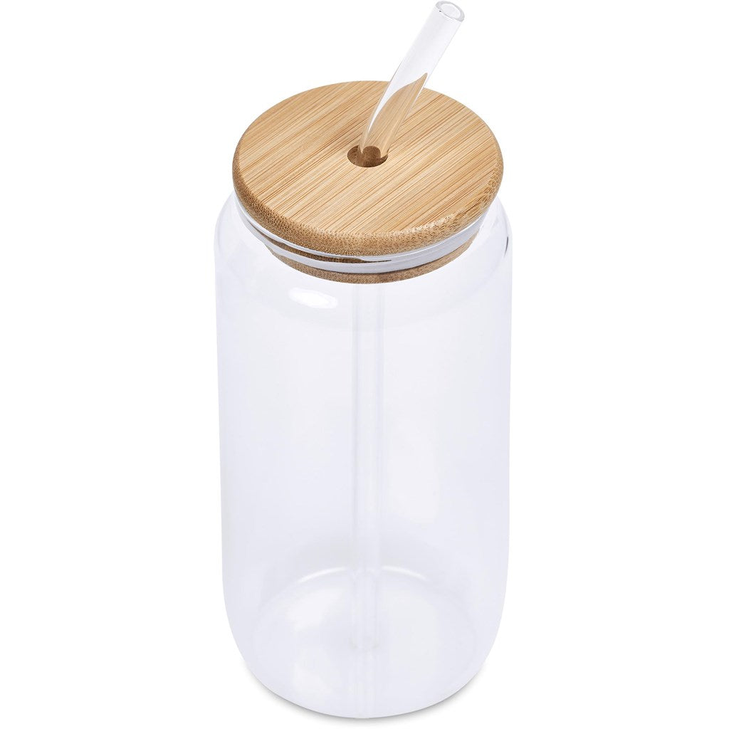 Okiyo Natsu Glass & Bamboo Tumbler & Straw - 500ml Mirelle Leather and Lifestyle