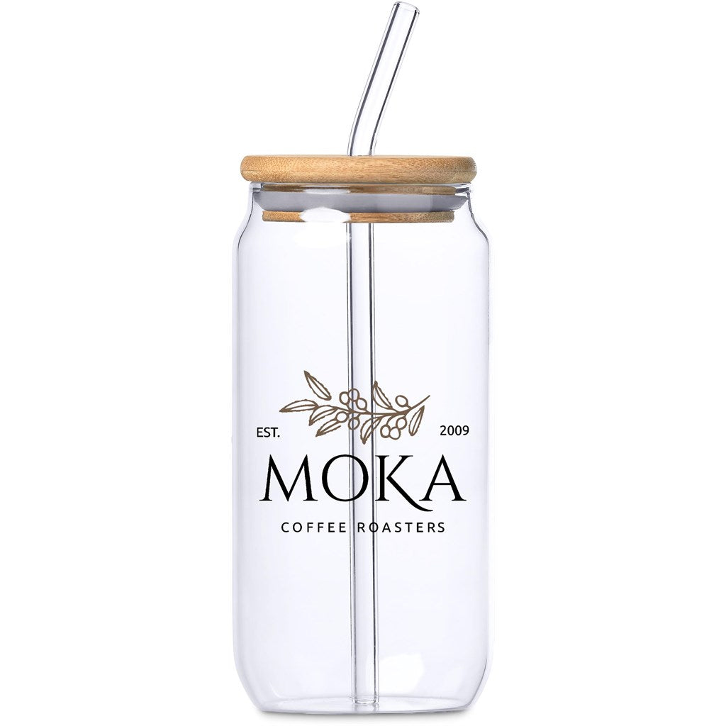 Okiyo Natsu Glass & Bamboo Tumbler & Straw - 500ml Mirelle Leather and Lifestyle