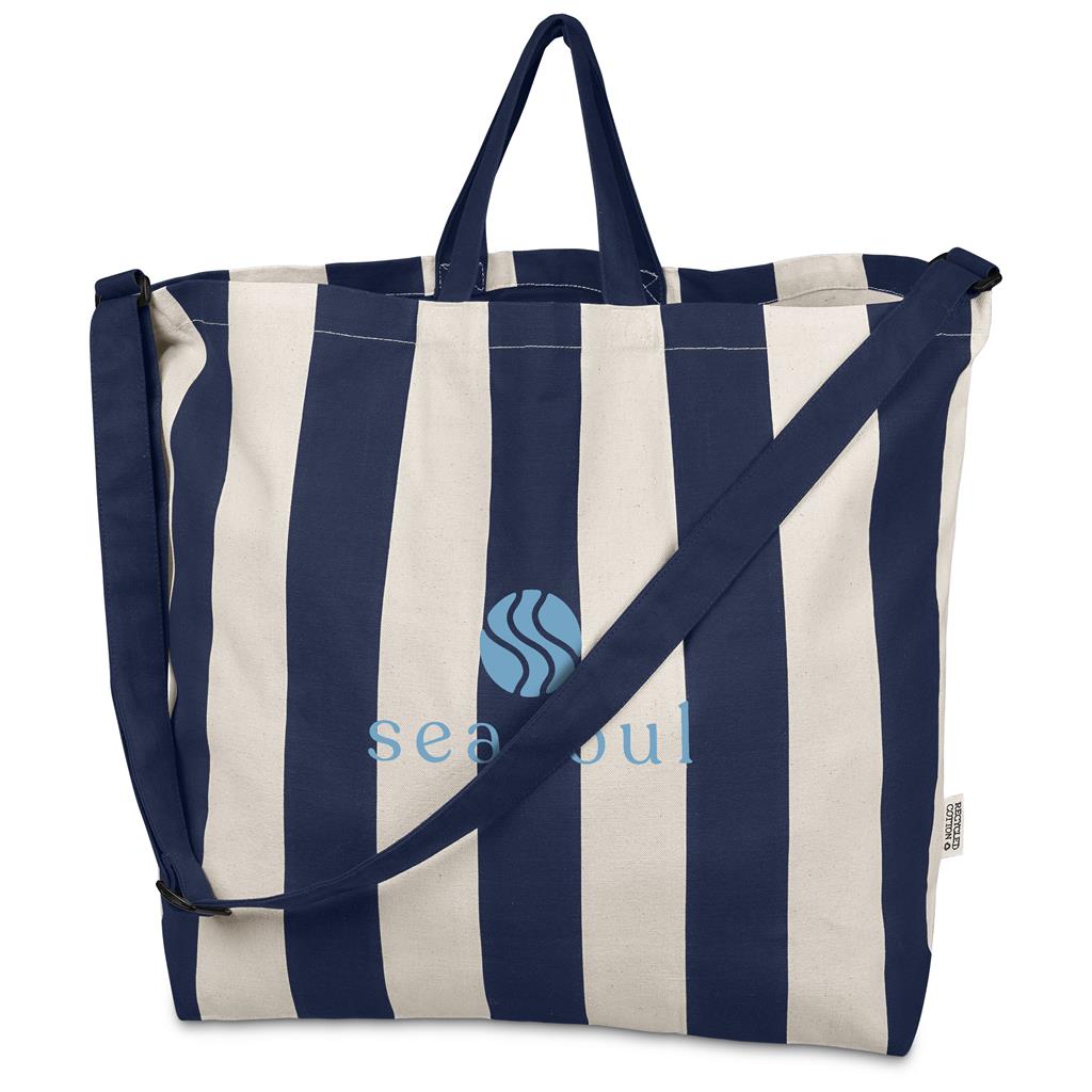 Okiyo Natsuri Recycled Cotton Canvas Large Beach Bag Mirelle Leather and Lifestyle