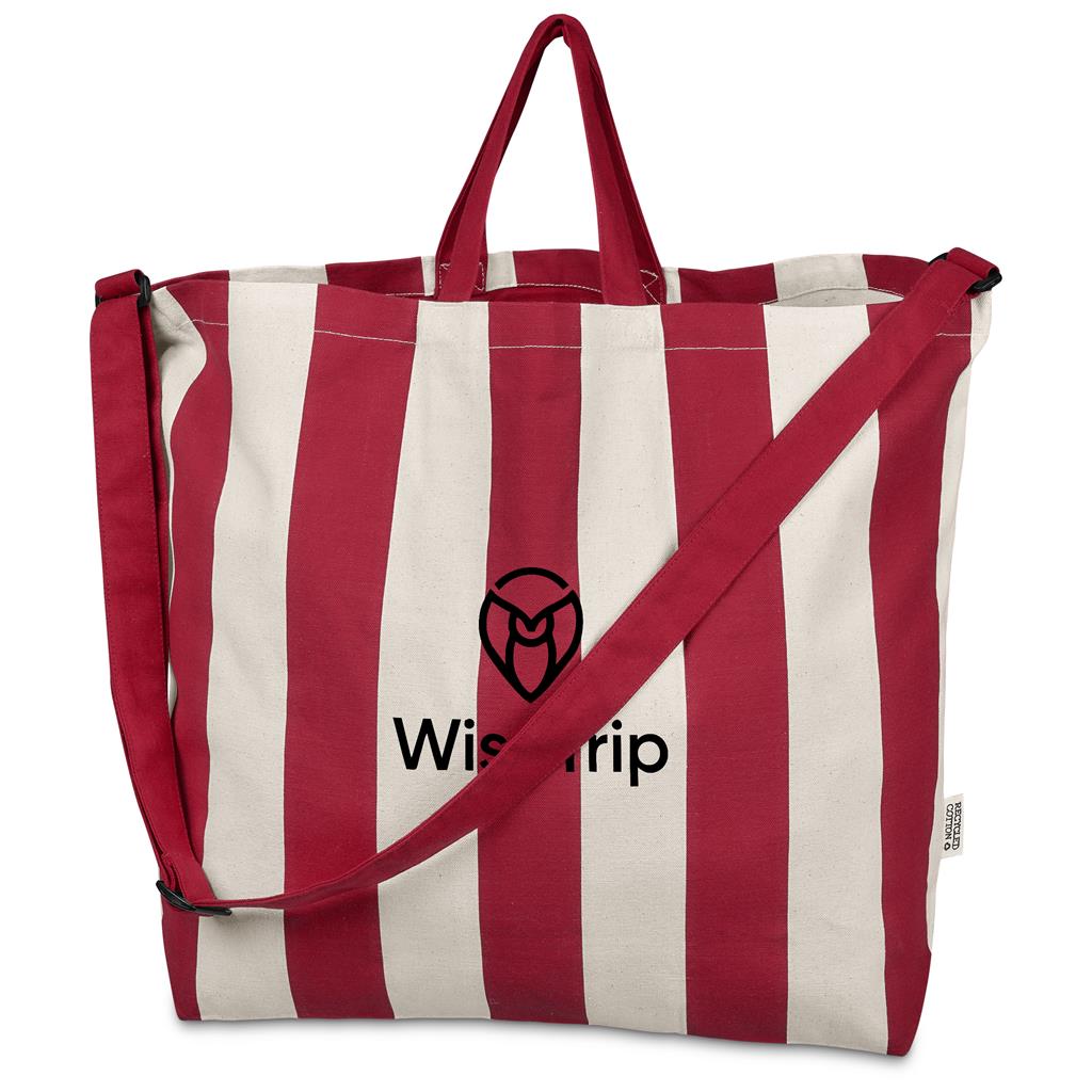 Okiyo Natsuri Recycled Cotton Canvas Large Beach Bag Mirelle Leather and Lifestyle