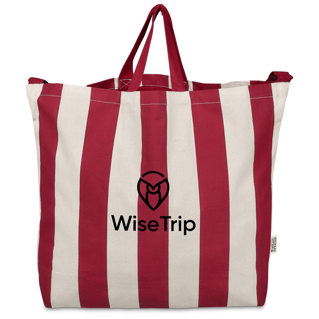 Okiyo Natsuri Recycled Cotton Canvas Large Beach Bag Mirelle Leather and Lifestyle