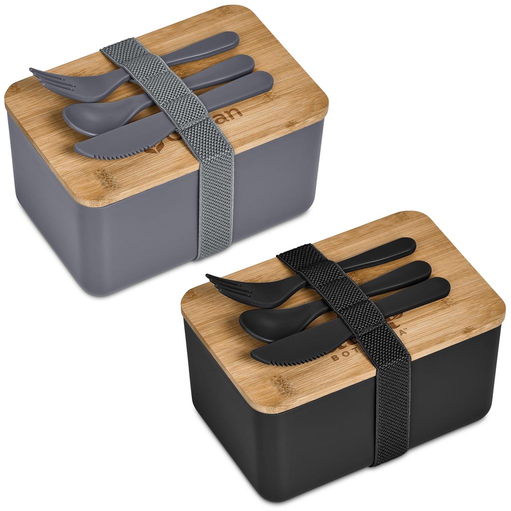 Okiyo Pasuta Recycled Plastic & Bamboo Lunch Box Mirelle Leather and Lifestyle