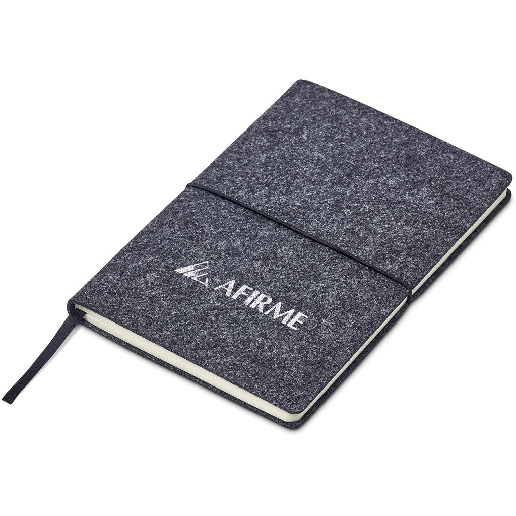 Okiyo Rika Recycled PET Felt A5 Soft Cover Notebook ZA A5 Notebooks,Eco-Friendly Notebooks,Recycled PET Products,Ideas for Conferences,Recycled Notebooks Mirelle Leather and Lifestyle