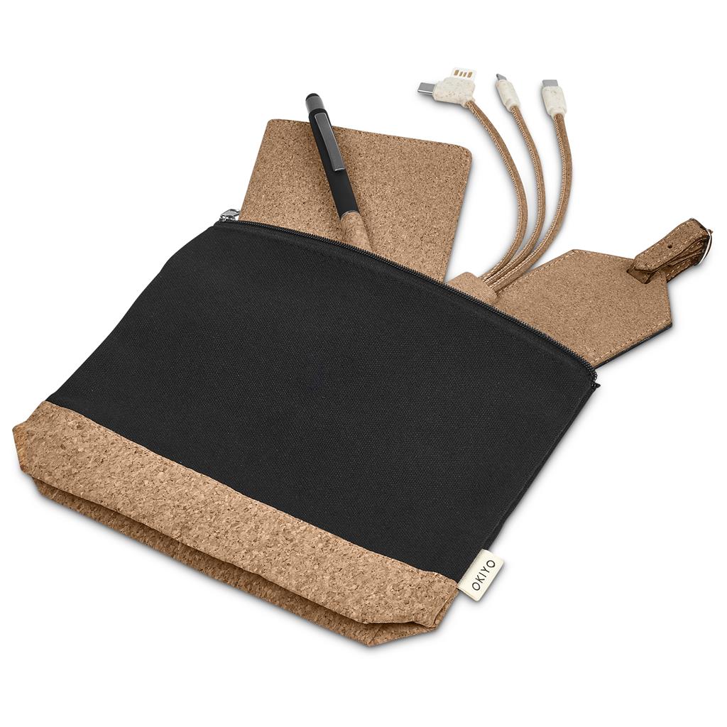 Okiyo Ryoko Cork Gift Set ZA Travel Gifts,Travel Accessories,Sets,Combo Sets Mirelle Leather and Lifestyle