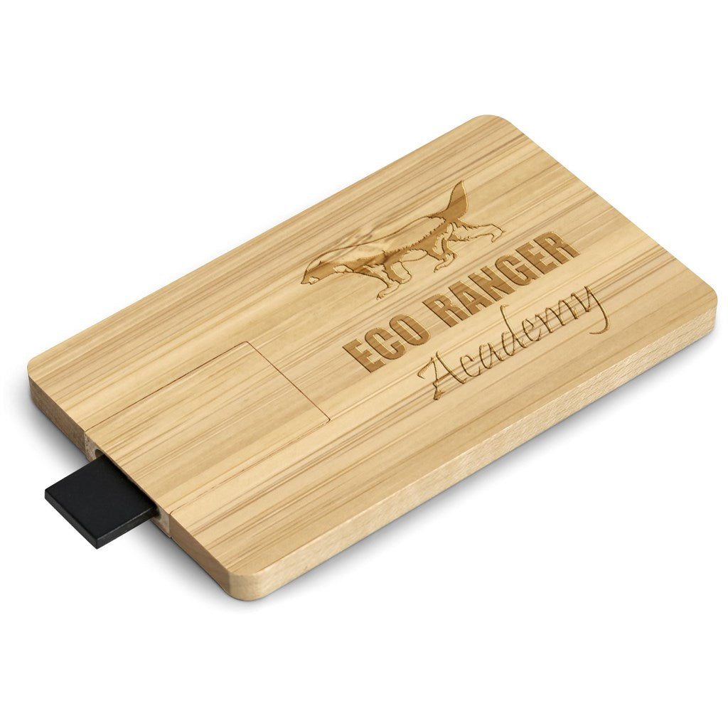 Okiyo Sempai Bamboo Flash Drive - 16GB - MIRELLE Leather and Lifestyle