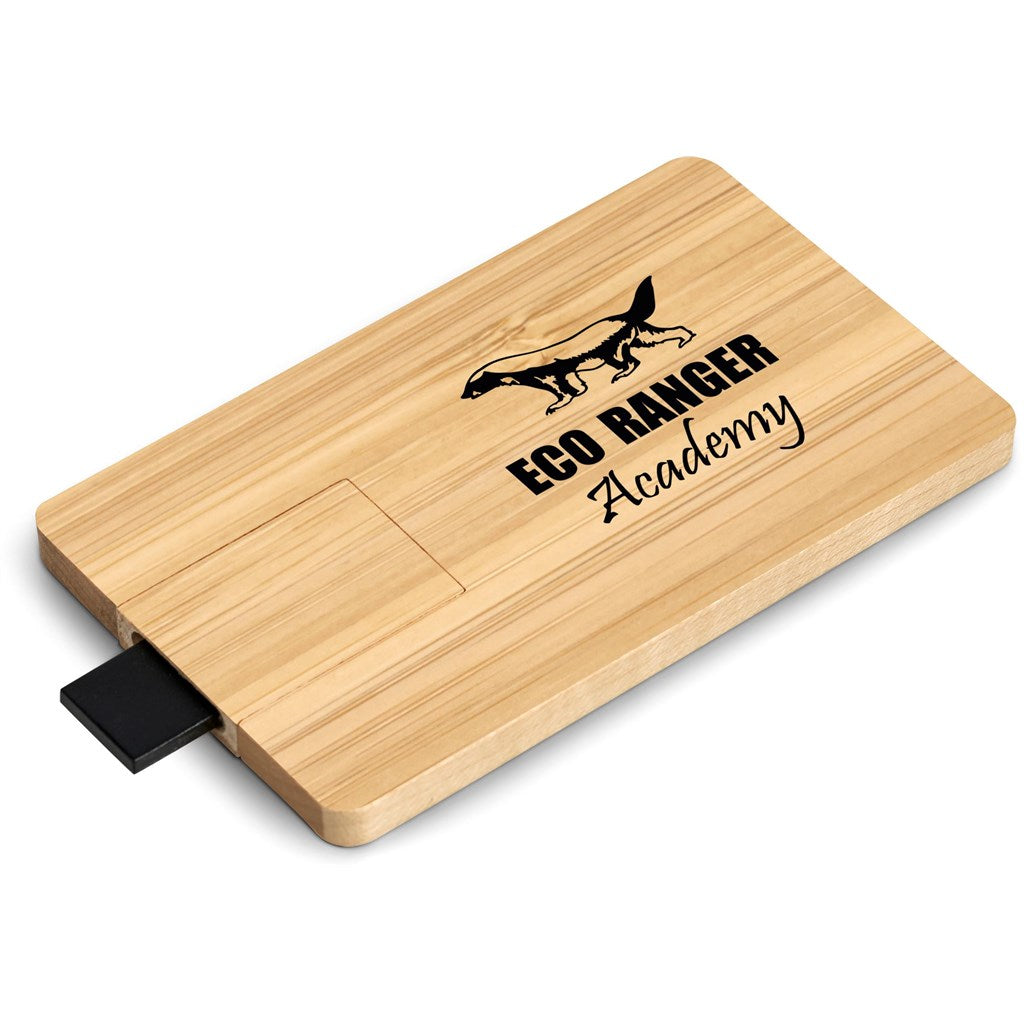 Okiyo Sempai Bamboo Flash Drive - 16GB - MIRELLE Leather and Lifestyle