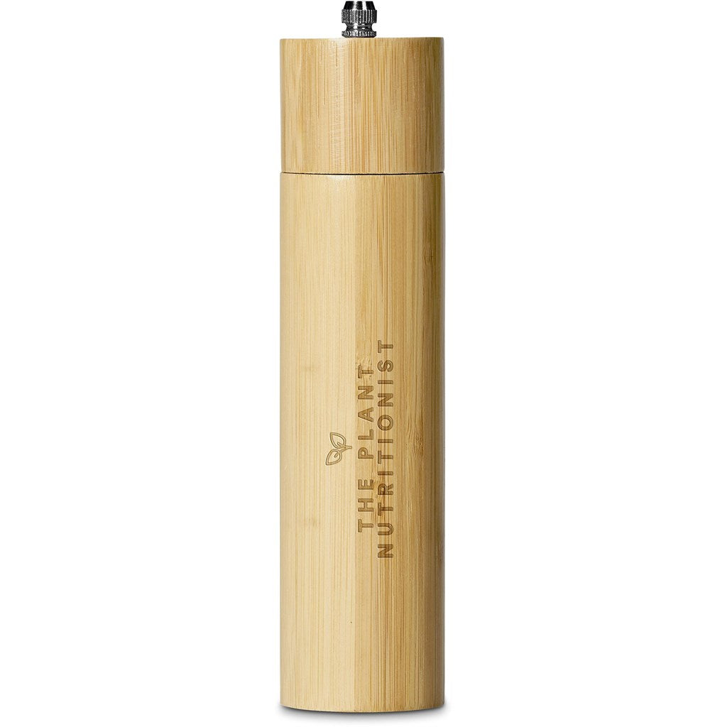 Okiyo Shioki Bamboo Salt or Pepper Mill Mirelle Leather and Lifestyle
